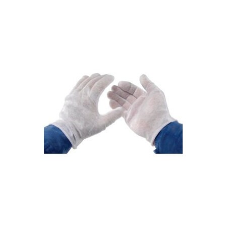 Pip PIP 97-500 Light Weight Inspection Gloves, Unhemmed, Cotton, Men's, 1-Dozen 97-500